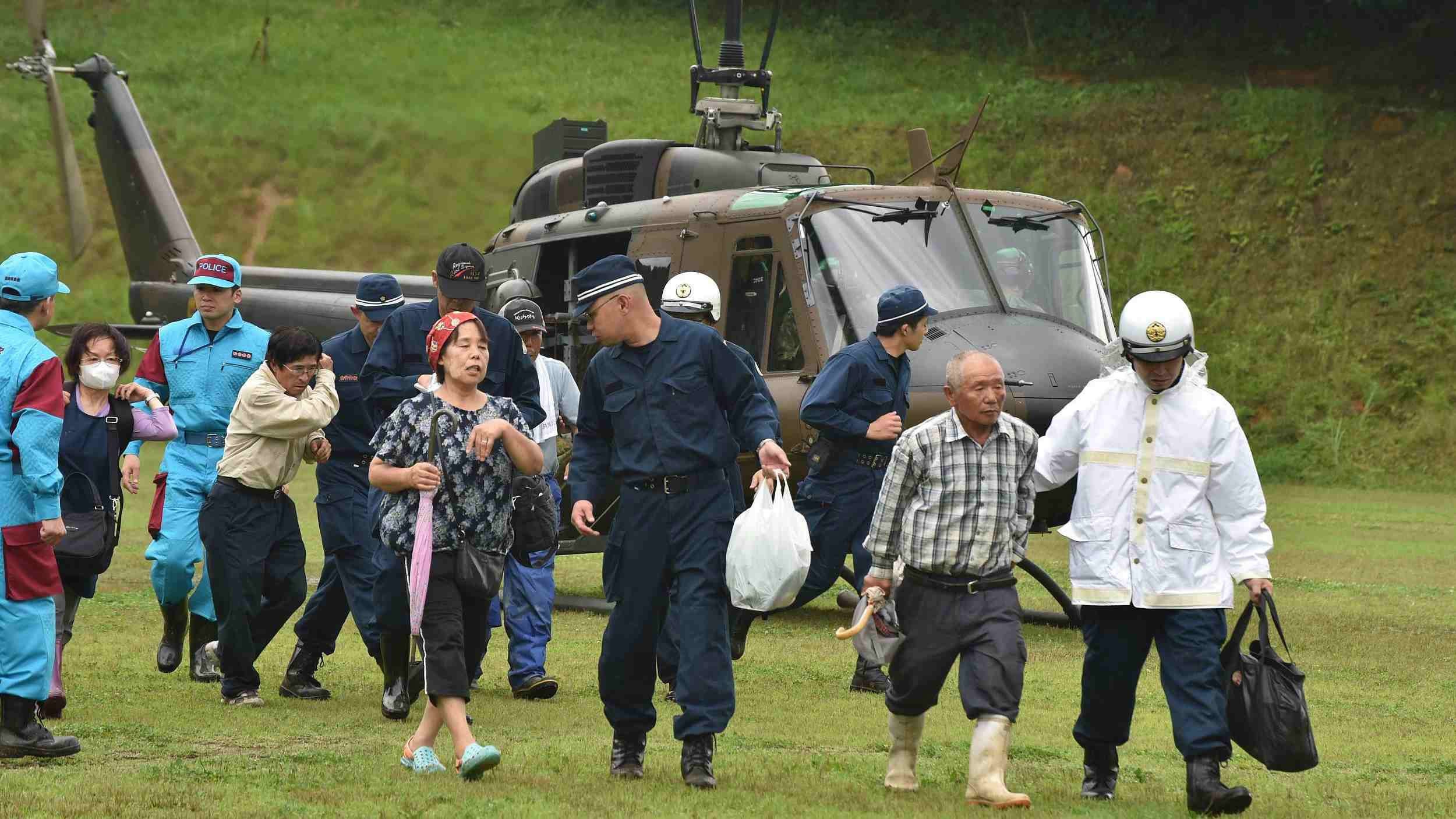 日本洪水死亡人数上升至18人