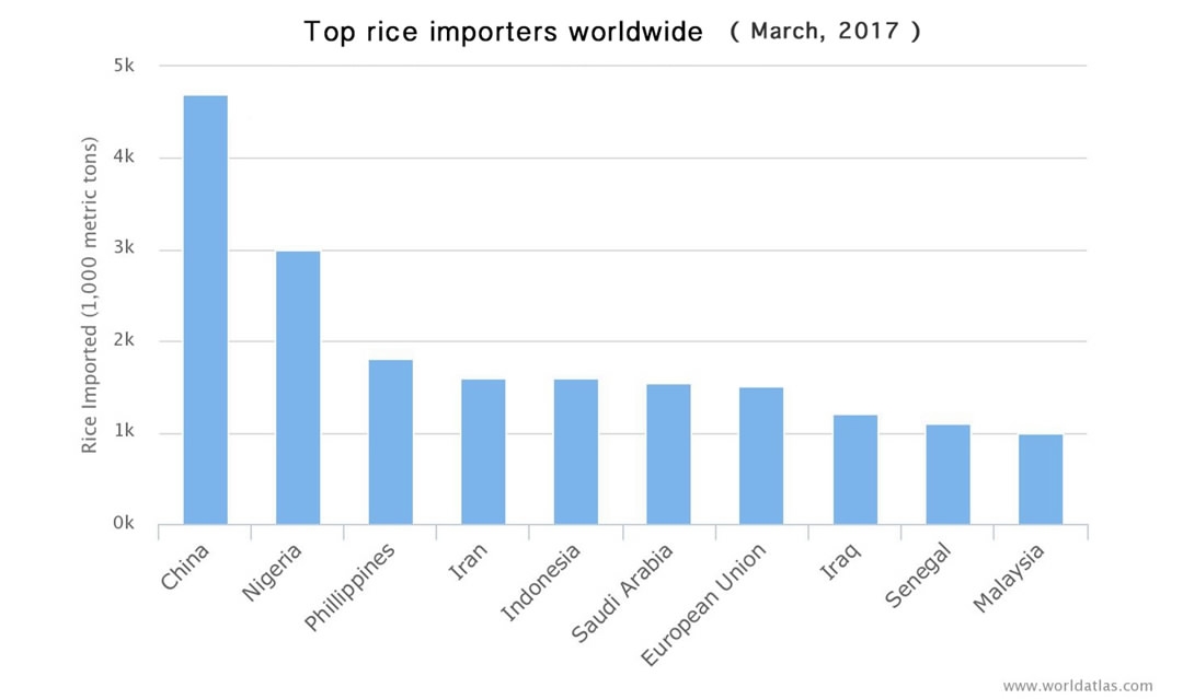 中国将首次允许进口美国大米