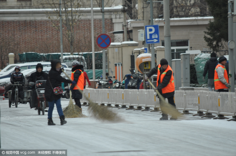 大雪覆盖北京