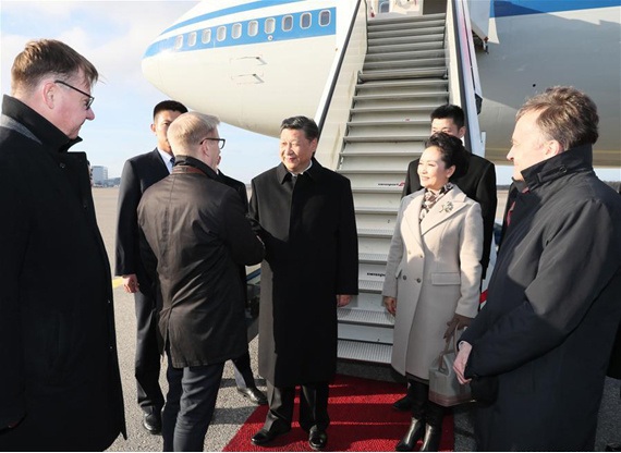 习近平访问芬兰