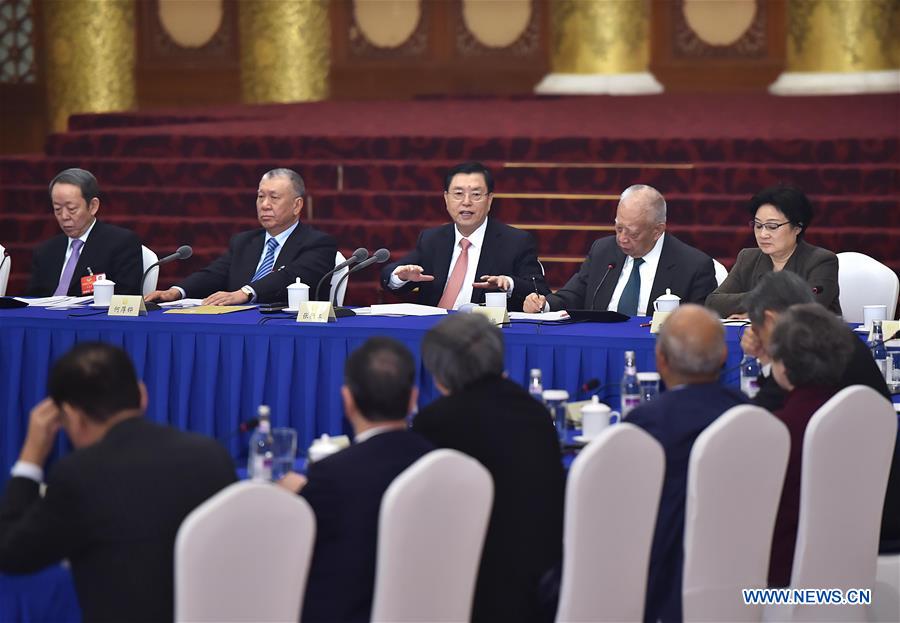 Chinese leaders join panel discussions with political adviso