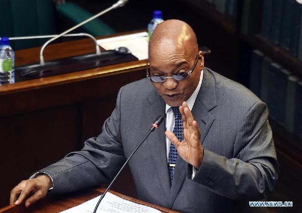 S. African President Zuma pledges to abide by court ruling o