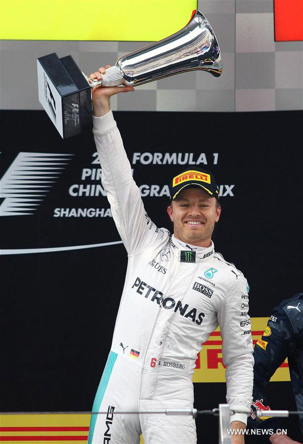 CCTV9英语新闻：F1中国大奖赛罗斯伯格夺冠