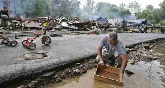 美国弗吉尼亚州大洪水，20人死亡