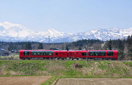 Japan launches train with wall-sized windows