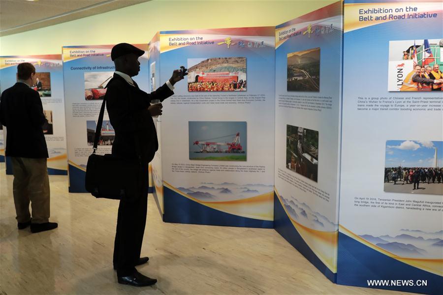 Photo exhibition on Belt and Road Initiative opens at UN hea