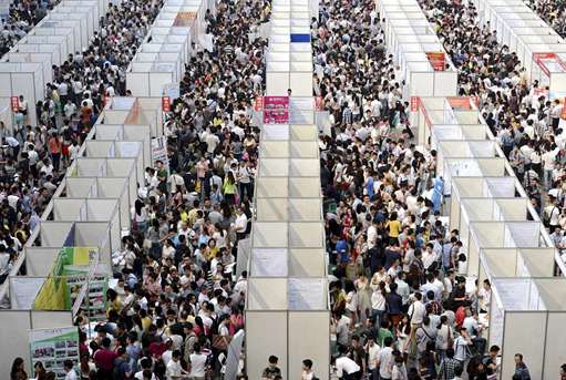 写实照片向你展示中国究竟有多挤！