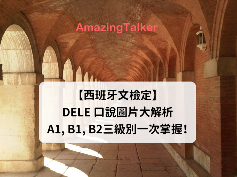 DELE 口说图片大解析，A1, B1, B2三级别一次掌握！