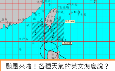 梅雨季节到来！用英文表达各种天气和自然灾害