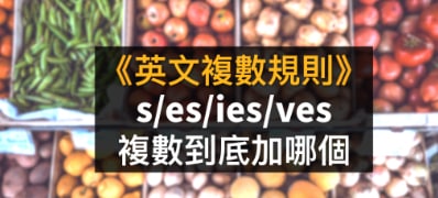 【英文复数规则】s/es/ies/ves？这个名词的复数到底加什么？一次告诉你！